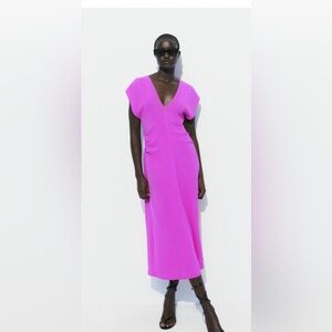 Elegant Pink Maxi Dress